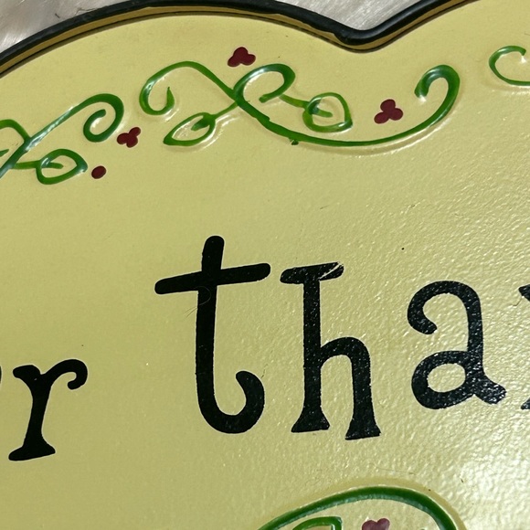 I Kiss Better Than I Cook Metal Sign - Picture 7 of 8